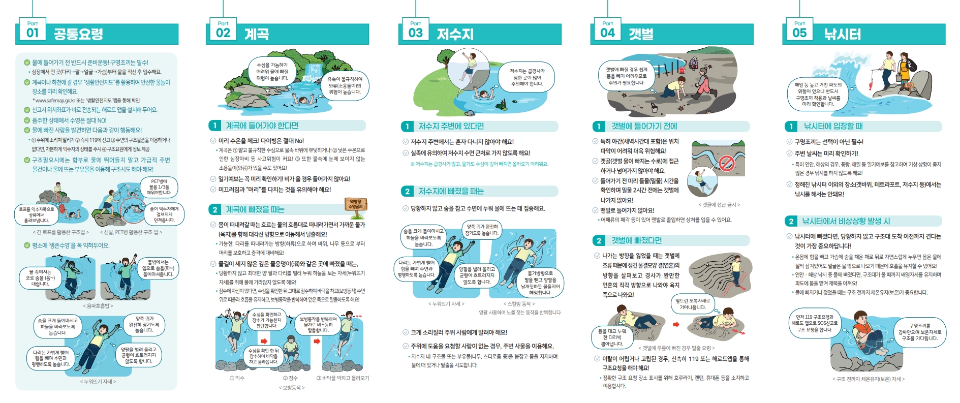 계곡·해수욕장 등에서의 안전사고 예방·대처요령2.jpg
